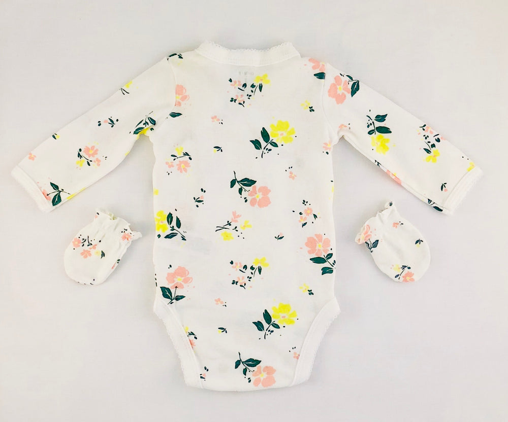 Carter's Baby Girl Floral Bodysuit Set
