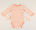 Carter's Baby Girl Coral Bodysuit Set