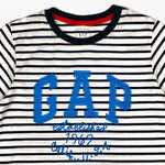 Gap Kids Boys White Stripe Shirt