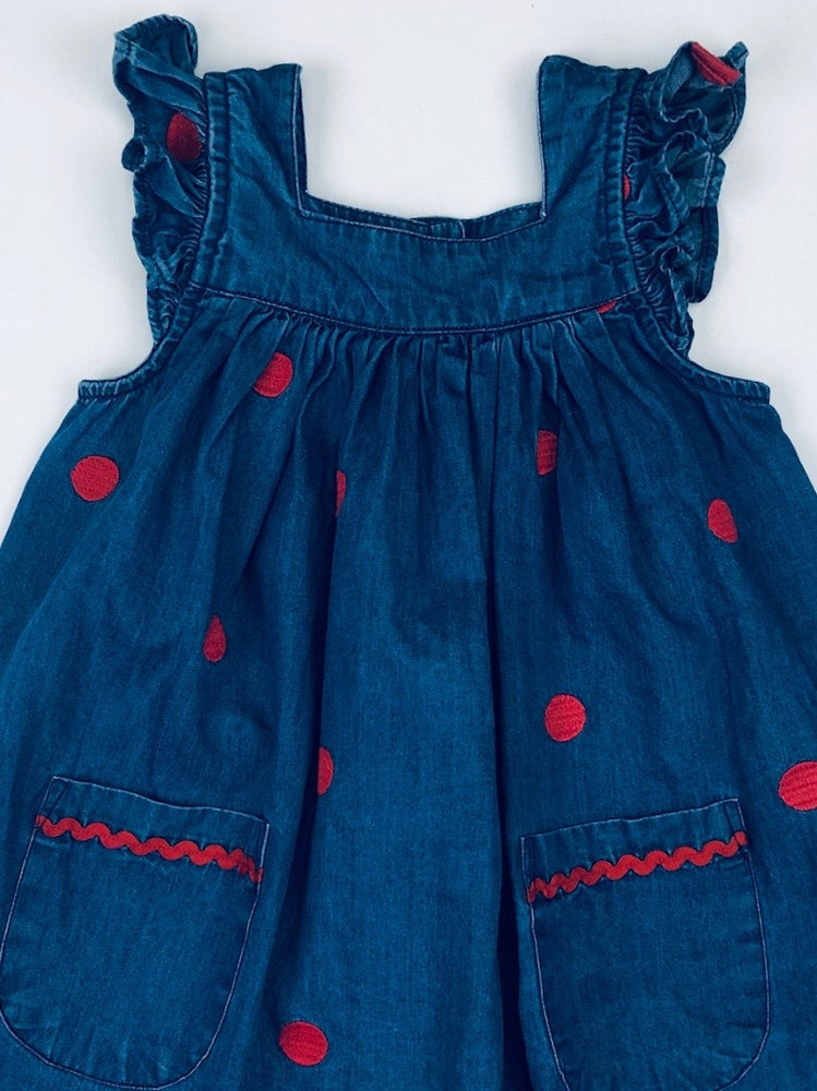 Jack & Milly Chambray Dotted Dress