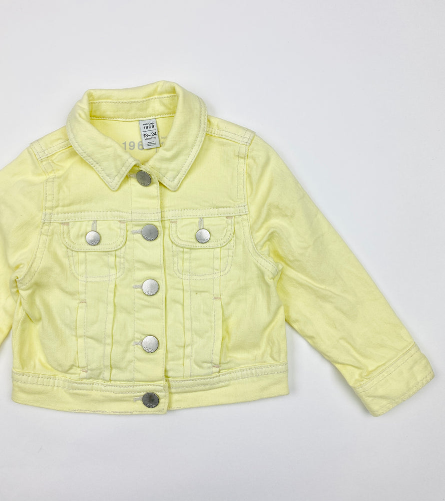 Baby Gap 1969 Light Yellow Denim Jacket