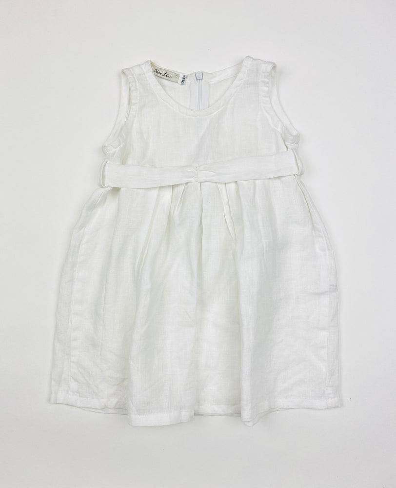 Puro Lino White Linen Dress
