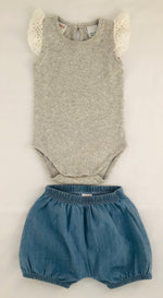 Seed Bodysuit and Chambray Shorts