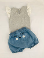 Seed Bodysuit and Chambray Shorts