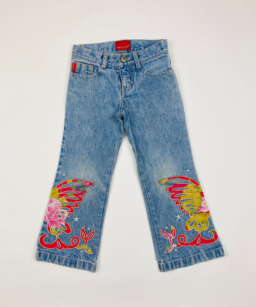 Vintage Fred Bare Embroidered Faded Pant
