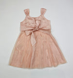 Origami Peach Sequenced Dress