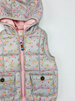 Zara Baby Floral Puffer Vest