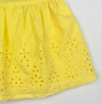 Pumpkin Patch Lemon Eyelet Skirt
