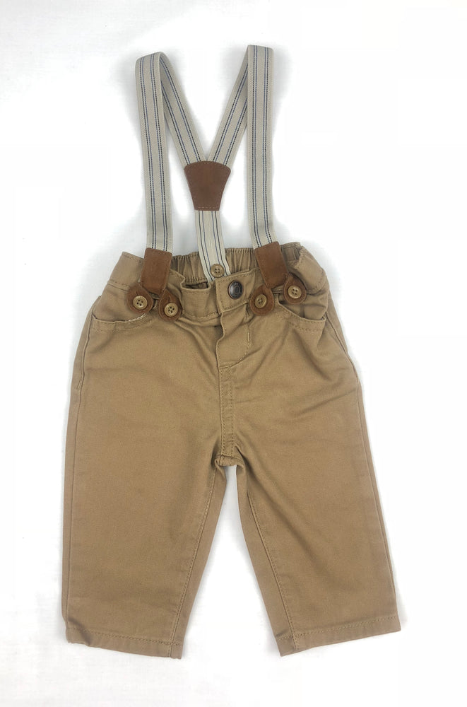 OshKosh B’Gosh Khaki Pants w/ Suspenders