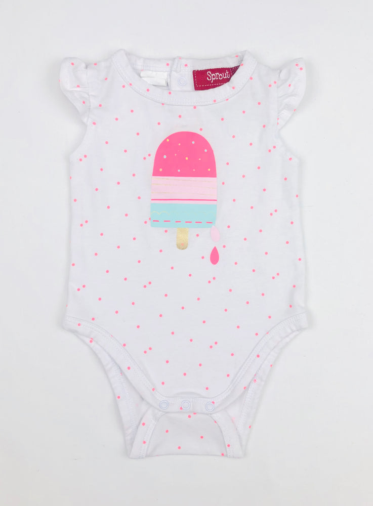 Sprout Popsicle Girls Bodysuit