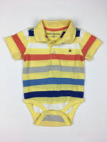 Tommy Hilfiger Baby Boy Stripe Onesie Yellow