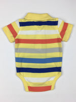 Tommy Hilfiger Baby Boy Stripe Onesie Yellow