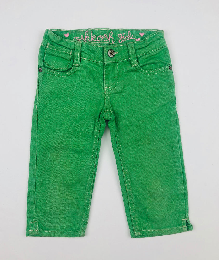 OshKosh Girl ¾ Green Denim Pants