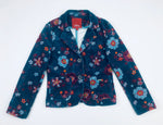 s.Oliver Teal Floral  Jacket