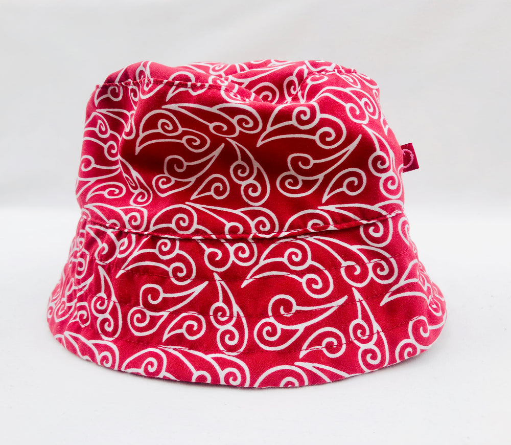 Plum Brother Red Bucket Hat