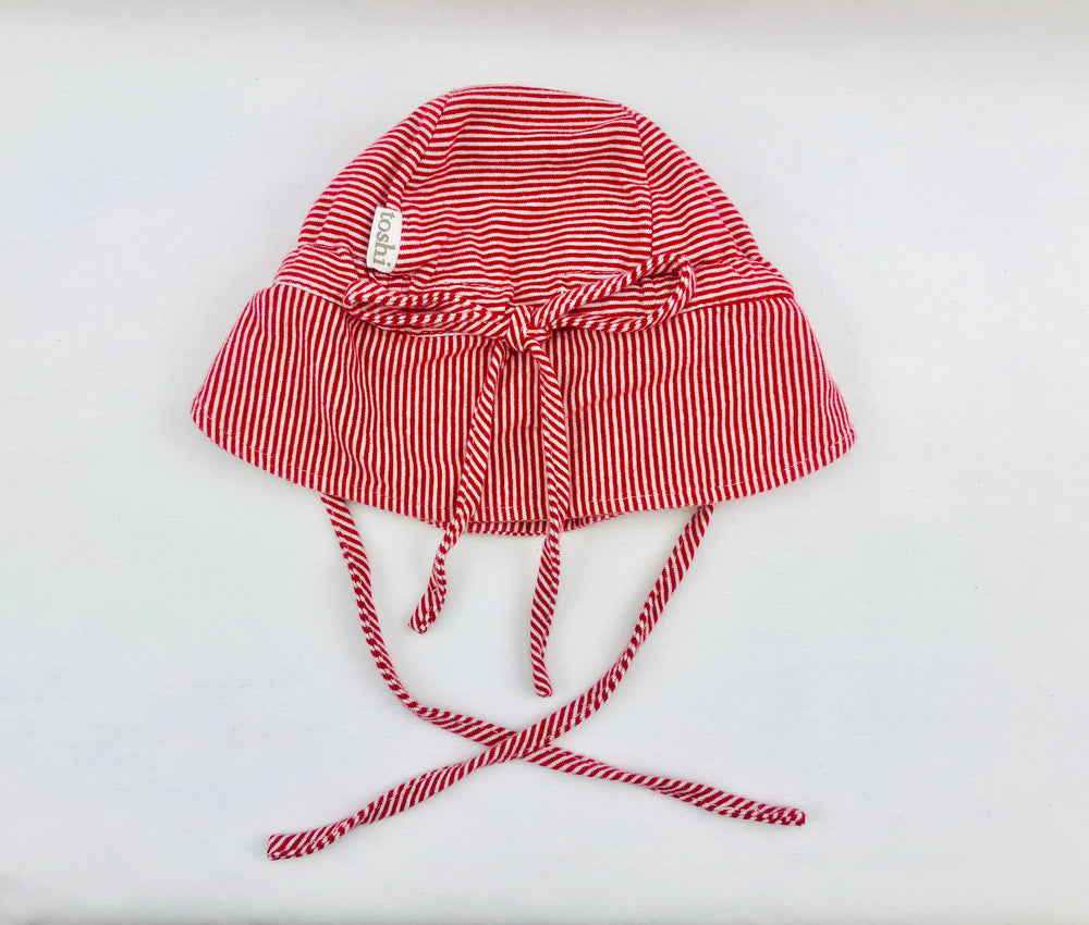 Toshi Stripe Baby Girls Cap
