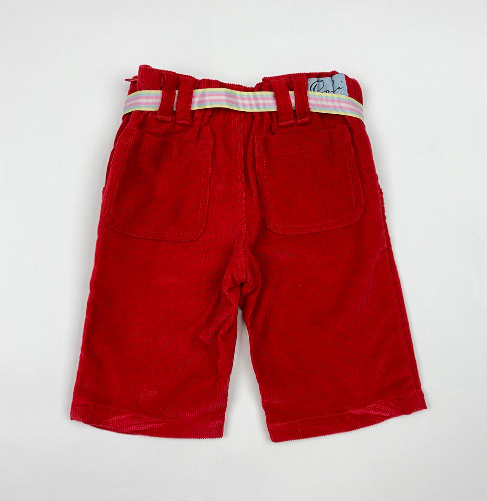 OOBI Girls Red Cord Pants