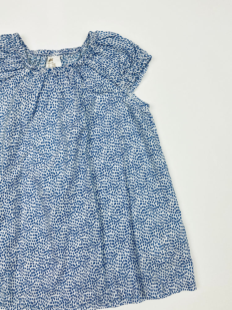 H&M Blue Speckled Dress