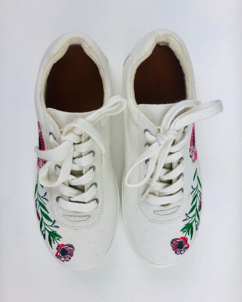 Witchery Girls Embroidered Sneakers