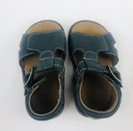 Gro Shu Prussian Blue Leather Sandals